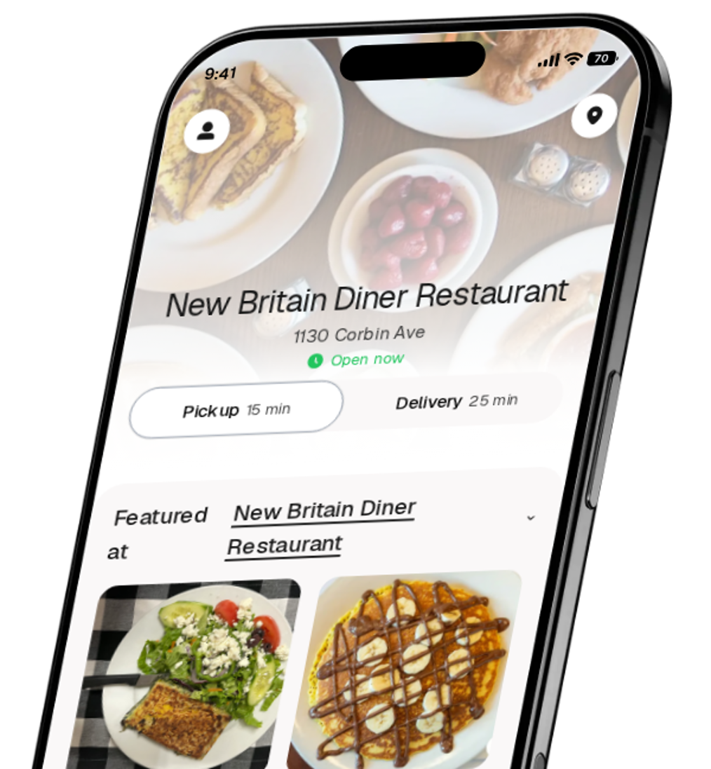 New Britain Diner Restaurant app preview