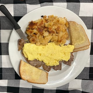New York Sirloin Steak & Eggs