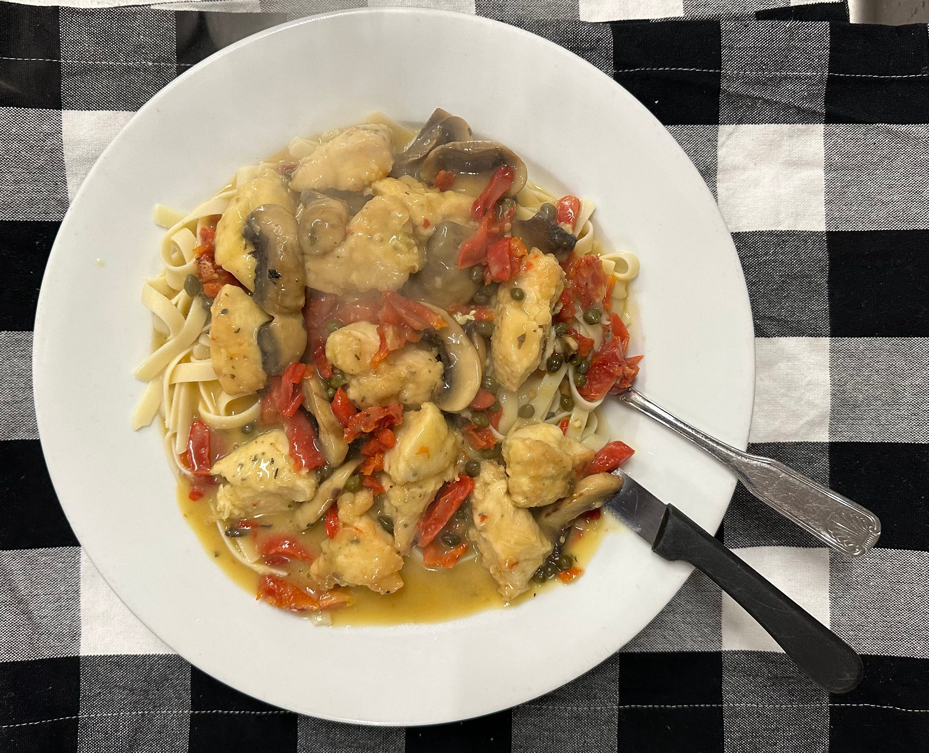 Chicken Ala Florentina.