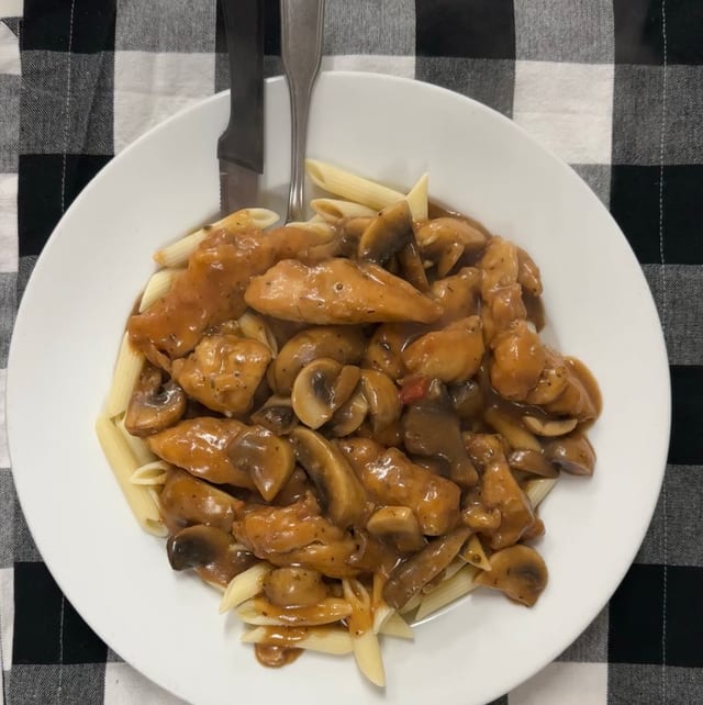 Chicken Marsala.