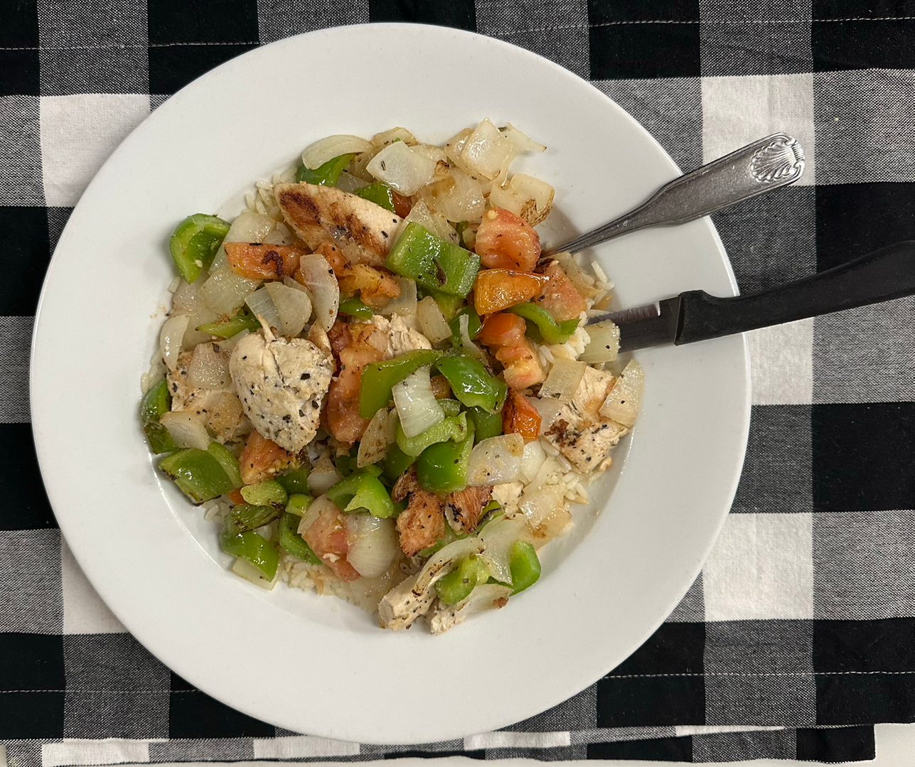 Chicken Shish Kebab.