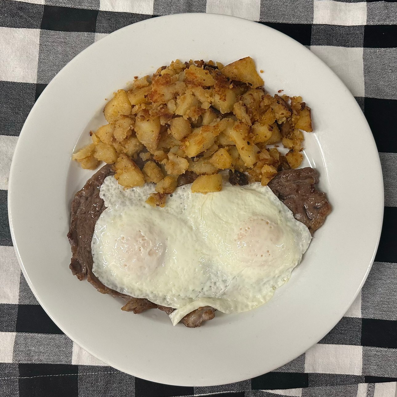 Steak & Eggs.