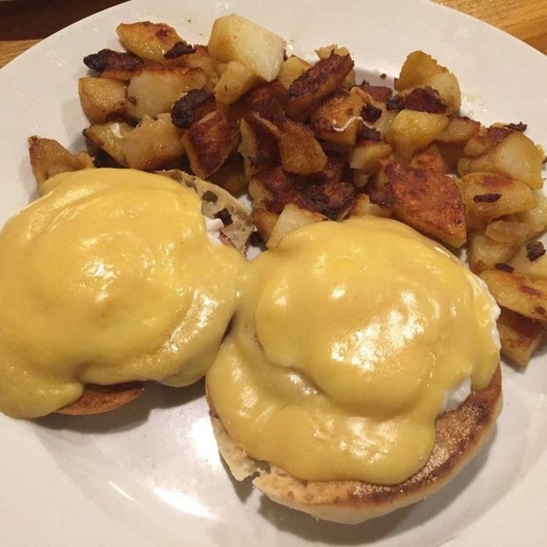 Delicious Eggs Benedict Awaits