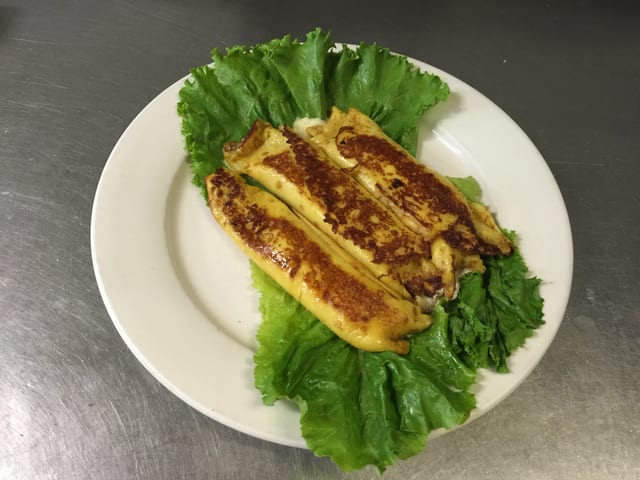 Cheese Blintzes.