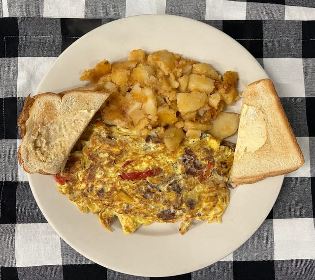 Philly Steak Omelette.