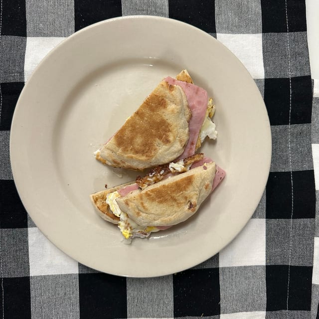 Ham & Egg Sandwich.