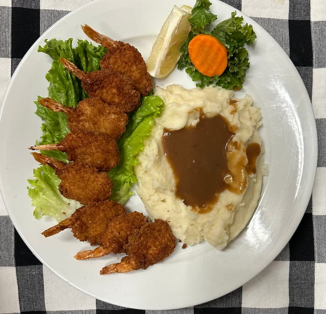 Fried Shrimp Dinner.