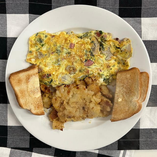 Kielbasa Omelette.