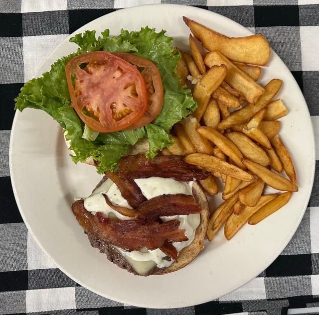 Ranch Burger.