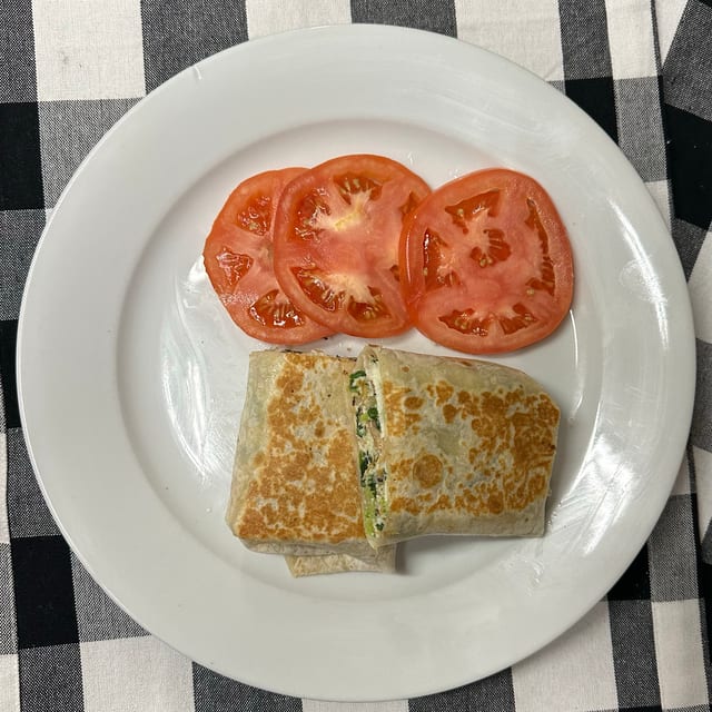 3 Eggs Health Breakfast Burrito.