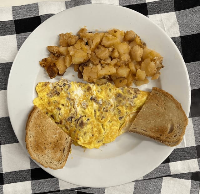 Bacon Omelette.