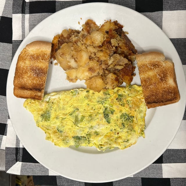 Broccoli Omelette.