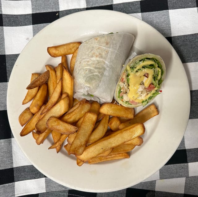 Honey Mustard Chicken Wrap.