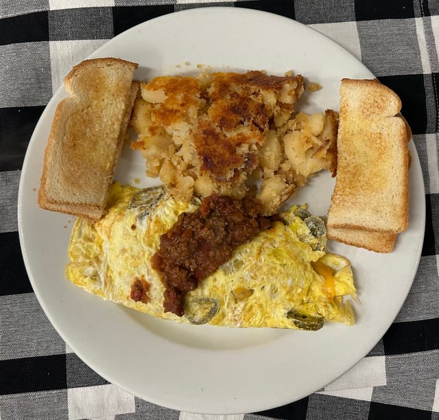 Mexican Omelette.