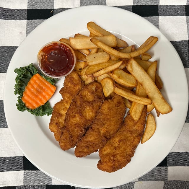 Chicken Fingers Dinner.