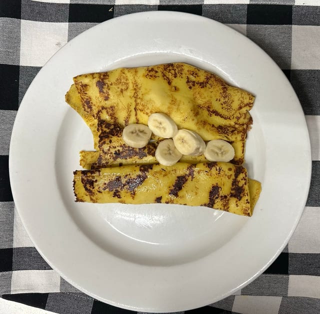 Banana Crepes.